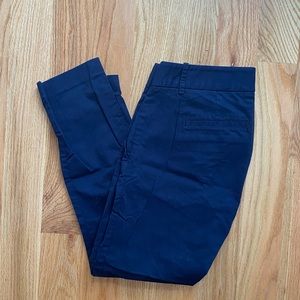 J Crew - Frankie Stretch Ankle Pants in Navy - Size 4
